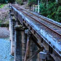 Rail bridge to Walhalla